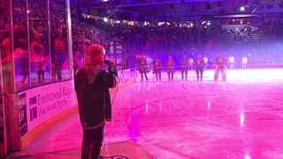 Jeff Coffey (formerly of Chicago) performs National Anthem