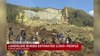 Landslide buries at least 2,000 people in Papua New Guinea