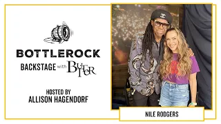 BottleRock Backstage with @NileRodgers  and @AllisonHagendorf 🎤