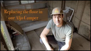 Replacing the trailer flooring - Press On Coffee Trailers