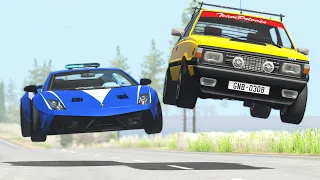 Extreme Car Crashes Compilation #215 - BeamNG Drive | CRASHdriven