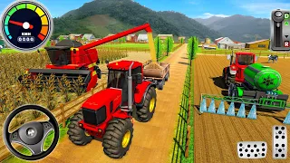 Farmland Farming Simulator 3D - Real Tractor Village Driving : Android Gameplay