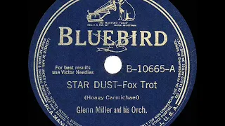 1940 Glenn Miller - Star Dust (instrumental)