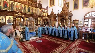 Акафист нараспев Святогорской иконе Божией Матери 29.7.18 г.