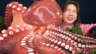 [Mukbang ASMR] LEGEND!🐙 16KG Biggest Octopus Eatingshow eatingsounds realsound Ssoyoung