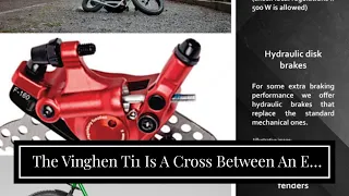 The Vinghen Ti1 Is A Cross Between An E-Bike And An E-Scooter