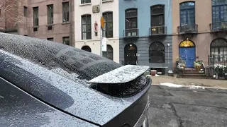 Live NYC Walk: Snowing in the City - Jan 19, 2024