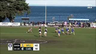 Liam Stocker (injured) - Highlights - VFL Round 19 - Williamstown vs Carlton