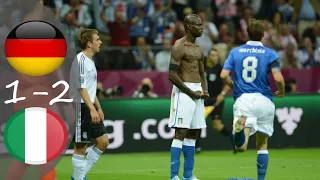 Germany vs Italy 1-2 Euro 2012 Extended Highlights |Arabic Commentary 🔥🔥|#euro2012