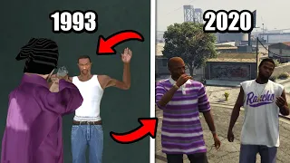 How did the Ballas take over Grove Street in Grand Theft Auto? (The Death of CJ in GTA San Andreas)