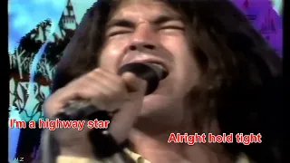 HIGHWAY STAR ( LYRICS) - DEEP PURPLE