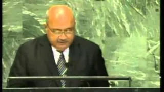 FIJIAN MINISTER FOR FOREIGN AFFAIRS DELIVERS STATEMENT AT 67TH UNITED NATIONS