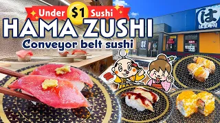 Hama Sushi / Conveyor belt sushi restaurant / Tokyo Japan