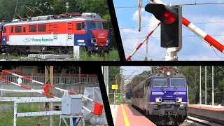 Unique crossing gate | Vintage railroad crossings in Puszczykowo, Poland - 4 Trains