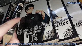 Black butler manga and artbook collections