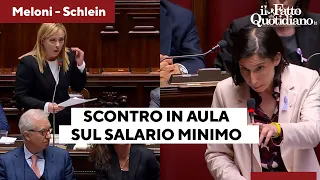 Salario minimo, scontro tra Schlein e Meloni. Irritazione Pd contro la premier, Fdi la supporta