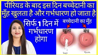 बच्चेदानी का मुंह खुलने के प्रमुख लक्षण | सिर्फ 1 दिन में गर्भधारण होगा | TIPS TO CONCEIVE FAST