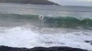 Bodyboarding Backwash at Coffs Harbour