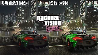 GTA V - 4K NaturalVision Evolved - Ultra ENB Settings vs My ENB Settings Gameplay Comparison!