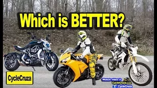 Sportbike Vs Cruiser Vs Dual Sport Motorcycle | MotoVlog