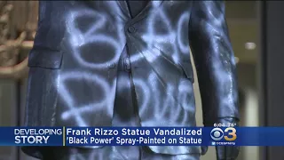 ‘Black Power’ Spray-Painted On Controversial Frank Rizzo Statue