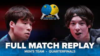 FULL MATCH | JANG Woojin (KOR) vs MATSUDAIRA Kenta (JPN) | MT QF | #ITTFWorlds2018