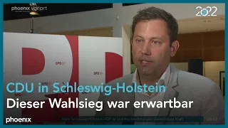 Schleswig-Holstein-Wahl: Interview mit Lars Klingbeil (SPD) am Wahlabend