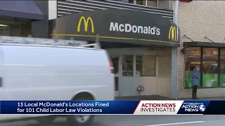 Owner of 13 McDonald's restaurants accused of child labor violations