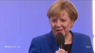 Bundeskanzlerin Angela Merkel beim Europa-Bürgerdialog in Trier am 08.10.18