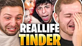 😳😨DISCO TINDER in FRANKFURT | CRINGE mit GÄNSEHAUT! -  REAKTION mit @HowToBeHuman