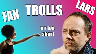 FEMALE FAN MAKES FUN OF LARS ULRICH'S HEIGHT -  METALLCA FUNNY MOMENT