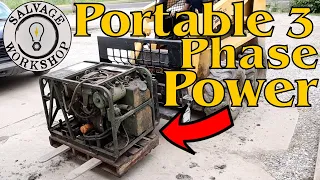Military Generator Forgotten in a Barn ~ Will it START & Make POWER?!? It's a Single Cylinder DIESEL