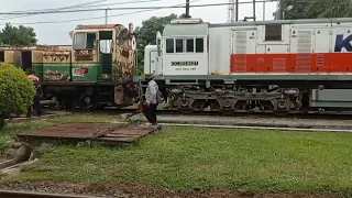 Stasiun Cilacap Bongkar Lokomotif Tua D300