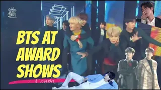 BTS being BTS at Award Shows