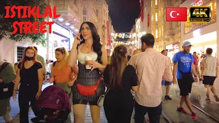 🇹🇷  ISTANBUL ISTIKLAL STREET (ISTIKLAL CADDESI) NIGHT WALKING TOUR   l  SEPTEMBER 2021 [4K60FPS]