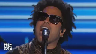 Watch Lenny Kravitz perform 'Let Love Rule' at the 2016 Democratic National Convention