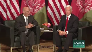 Vice President Pence Meets Afghan President Ashraf Ghani, Feb 16 2019