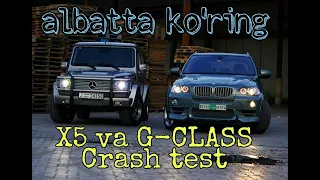 GL vs BMW X5 CRASH TEST.