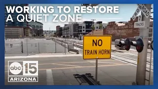 Phoenix’s ‘Quiet Zone’ is suspended through downtown, train horns can be heard day and night