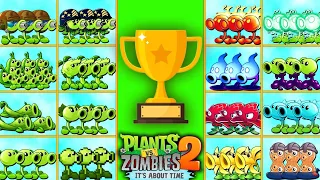 Tournament All Green PEA vs Color PEA - Who Will WIn? - PvZ 2 Plant vs Plant