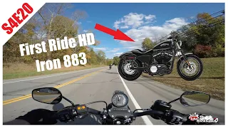 S4E20: First Ride 2020 Harley Davidson Iron 883, Great Sportster!
