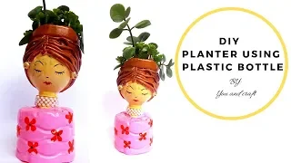 DIY PLANTER USING PLASTIC BOTTLE