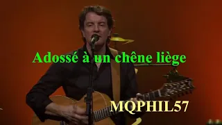 Francis CABREL  le chêne liège   Live LYRICS