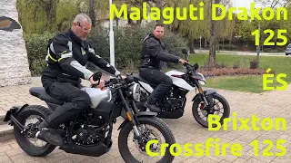 Brixton Crossfire 125 és Malaguti Drakon 125 páros teszt - Onroad.hu