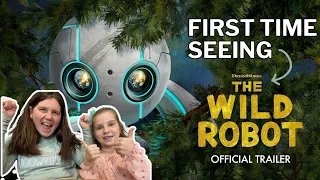 Reacting To The Wild Robot Official Trailer With My Daughter