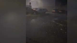 Hailstorm Causes Damage to Property in France