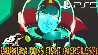 Persona 5 Royal - Okumura Boss Fight (Merciless)