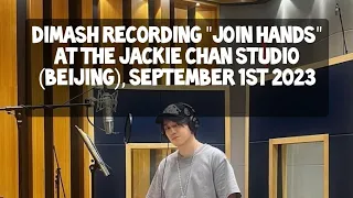 Dimash recording "Join Hands" for the Golden Panda Festival to be held in Chengdu, Sept-20 #dimash
