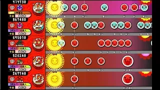 太鼓の達人 グリーンver エンジェル ドリーム【全譜面全難易度同時再生】