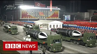 North Korea shows off new submarine-launched missile - BBC News